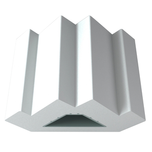 Exportierte Fensterladenplanierungskomponenten von guter Qualit&auml;t, Eckpfosten-PVC-Fensterladen